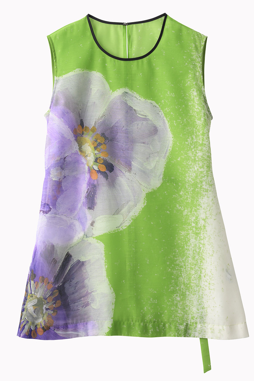 MURRAL Poppy drawing トップス (ライトグリーン, F) ミューラル ELLE SHOP MURRAL Poppy drawing トップス (ライトグリーン, F) ミューラル ELLE SHOP