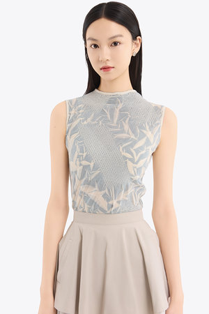 ミューラル/MURRALのCrumpled ノースリーブトップス(110100/110102)