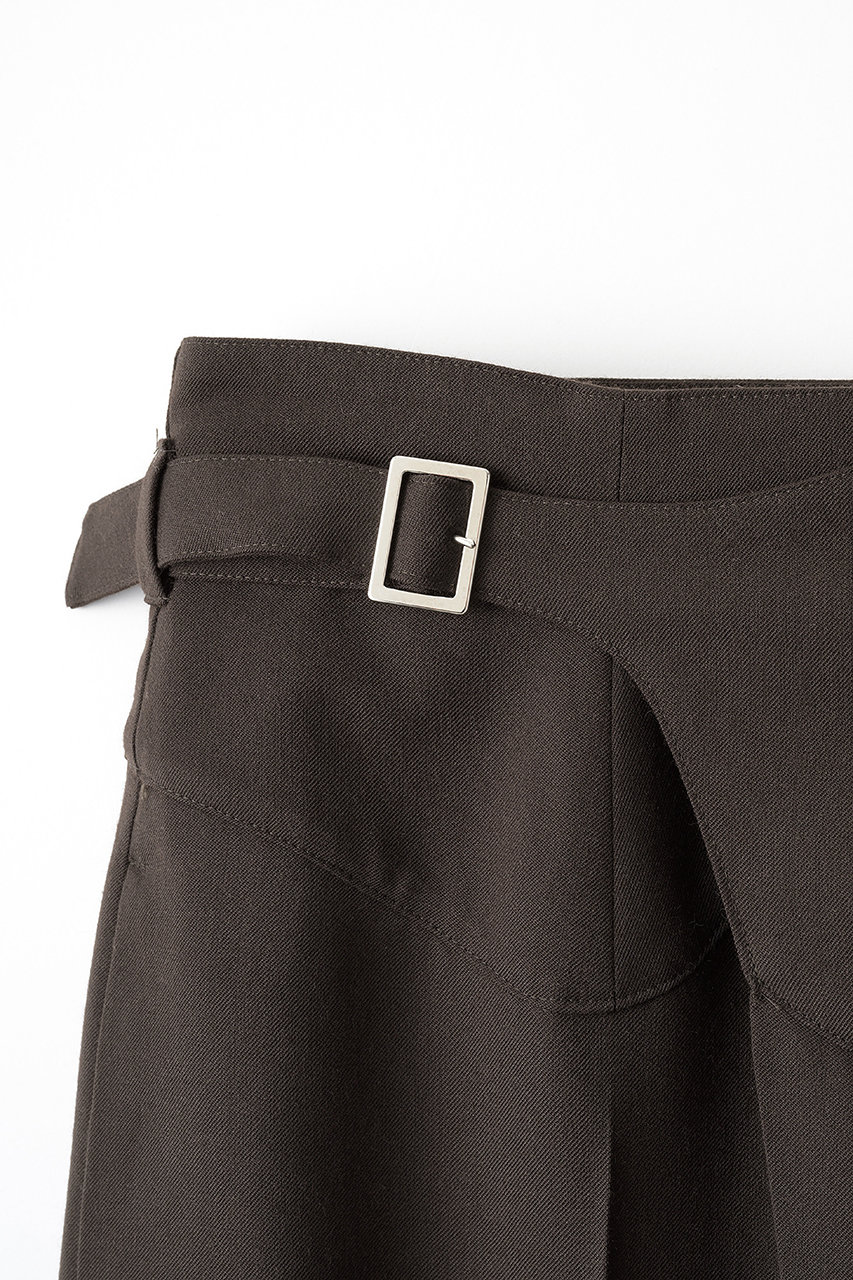 MURRAL(ミューラル)｜Gurkha アシンメトリー スラックス/ブラウン の