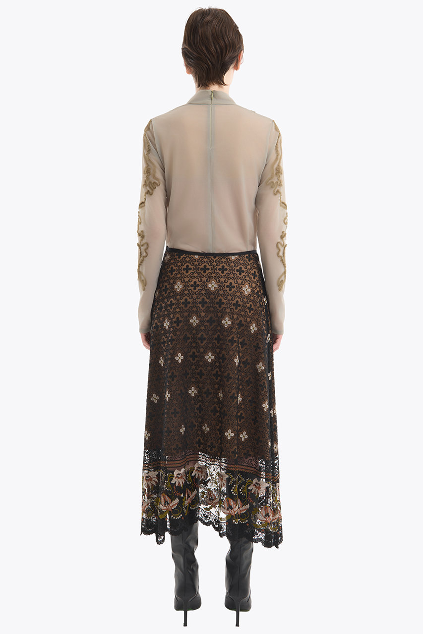 MURRAL(ミューラル)｜Moon road エンブロイダリー シアートップス