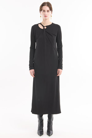 ミューラル/MURRALのTwist ジャージードレス(110500/110503)