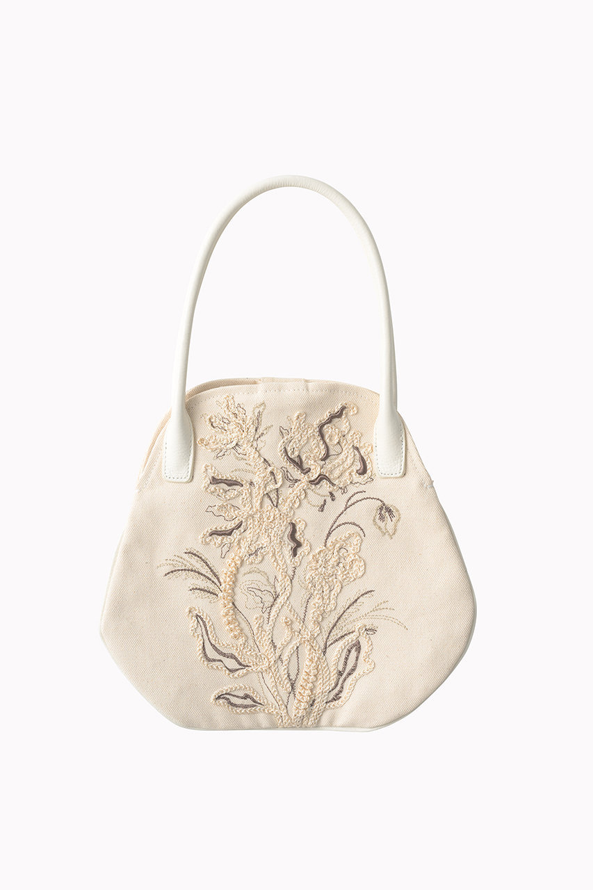 MURRAL Bouquet スモールバッグ (アイボリー, F) ミューラル ELLE SHOP MURRAL Bouquet スモールバッグ (アイボリー, F) ミューラル ELLE SHOP