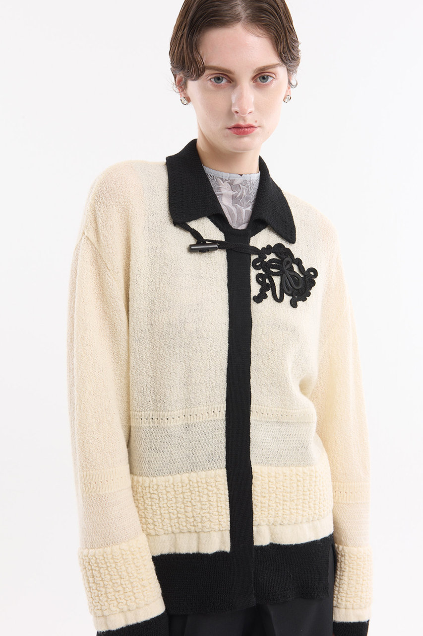 MURRAL(ミューラル)｜Trillium エンブロイダリー ニットシャツ