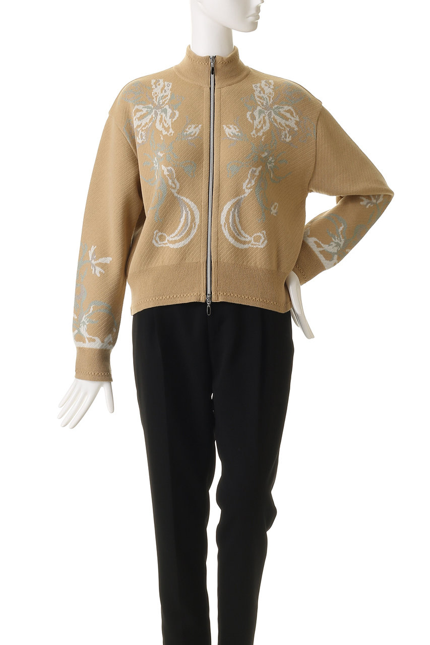 MURRAL(ミューラル)｜Trillium ニットカーディガン/ベージュ の通販