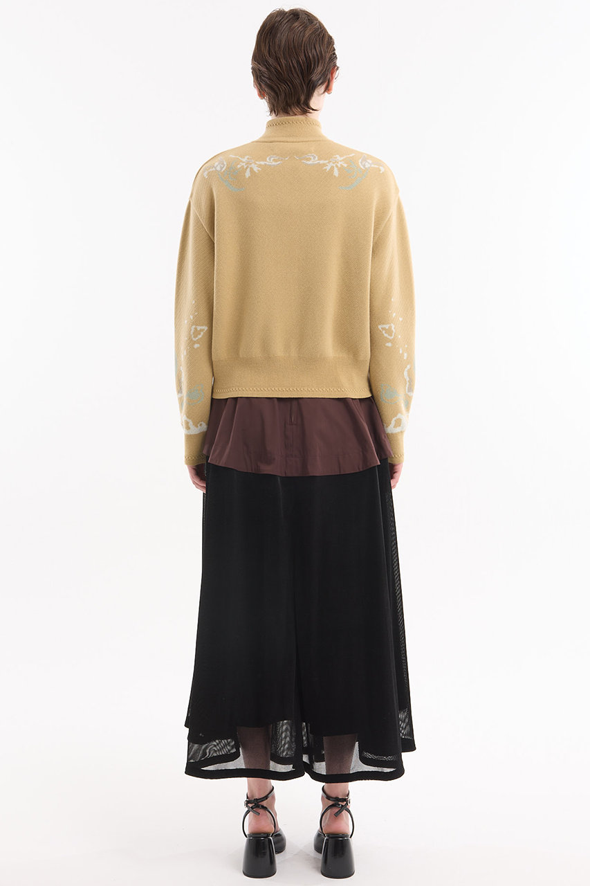 MURRAL(ミューラル)｜Trillium ニットカーディガン/ベージュ の通販