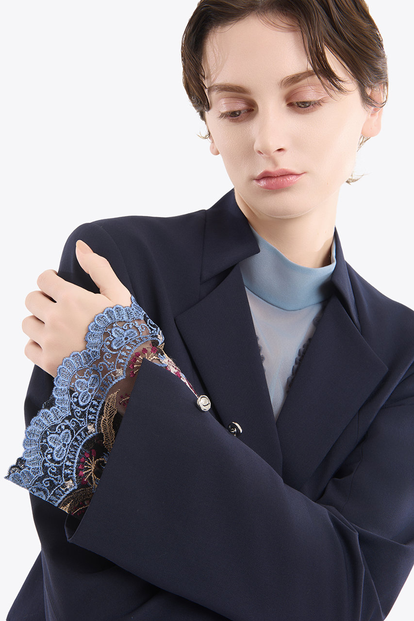 MURRAL(ミューラル)｜【予約販売】Slit sleeve lace ジャケット