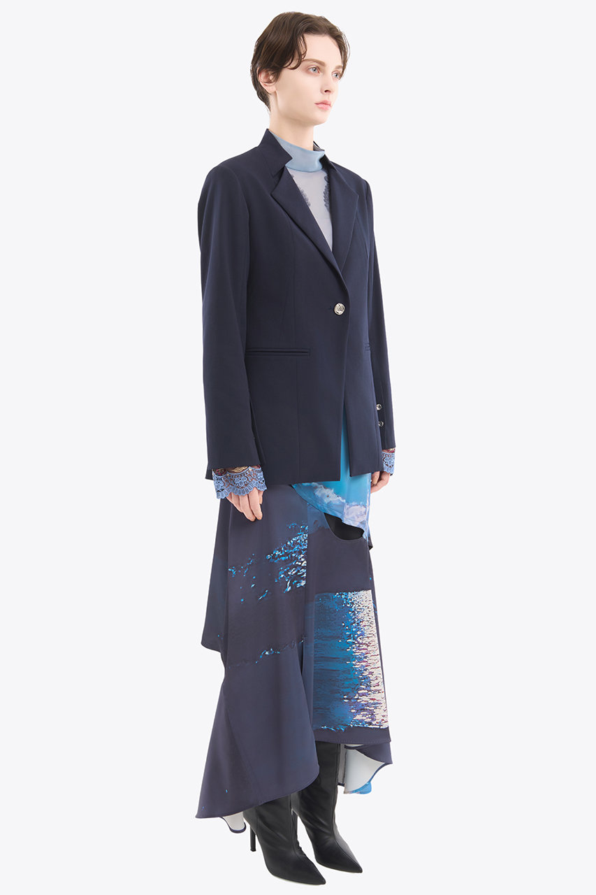 MURRAL(ミューラル)｜【予約販売】Slit sleeve lace ジャケット