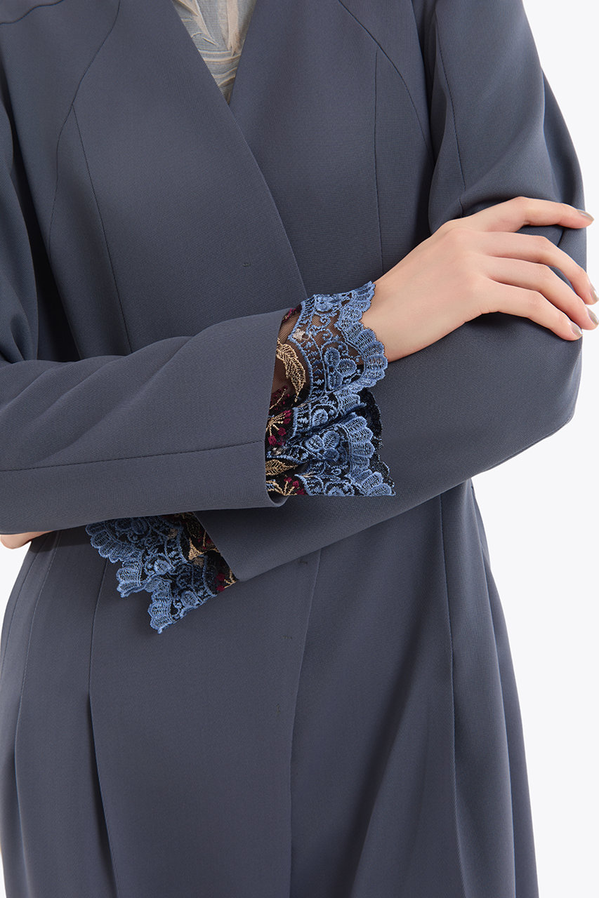 お値下げ MURRAL Slit sleeve lace jumpsuit Slit sleeve lace jumpsuit (Black)