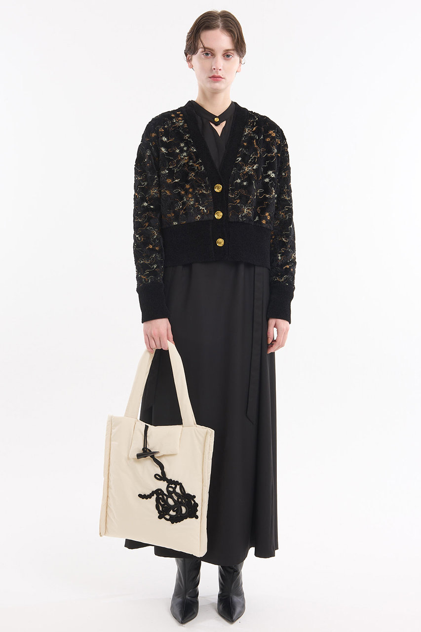 MURRAL(ミューラル)｜Trillium エンブロイダリー バッグ/アイボリー の