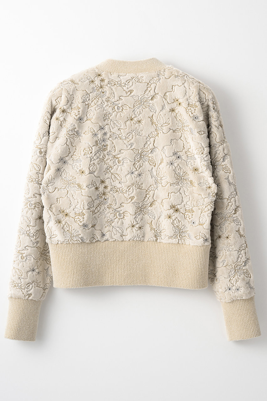 MURRAL(ミューラル)｜Camouflage エンブロイダリー ニットカーディガン