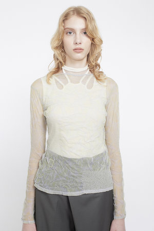 ミューラル/MURRALのCrumpled トップス(110400/110403)