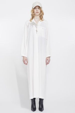 ミューラル/MURRALのVeil エンブロイダード ドレス(110500/110503)