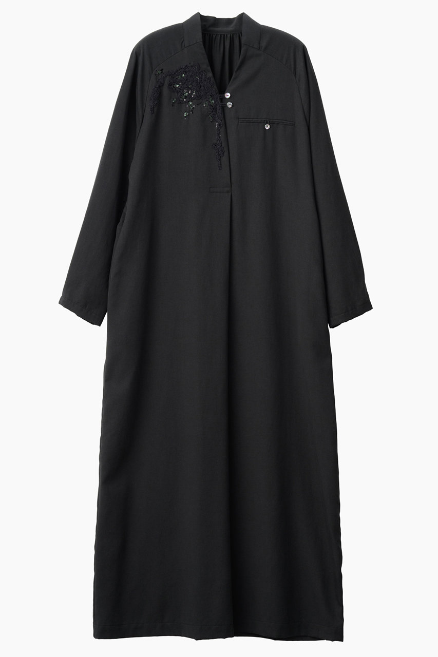 ミューラル/MURRALのVeil エンブロイダード ドレス(ブラック/261-1302)