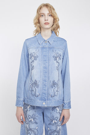 ミューラル/MURRALの【予約販売】Nerine エンブロイダード デニム ジャケット(110800/110802)