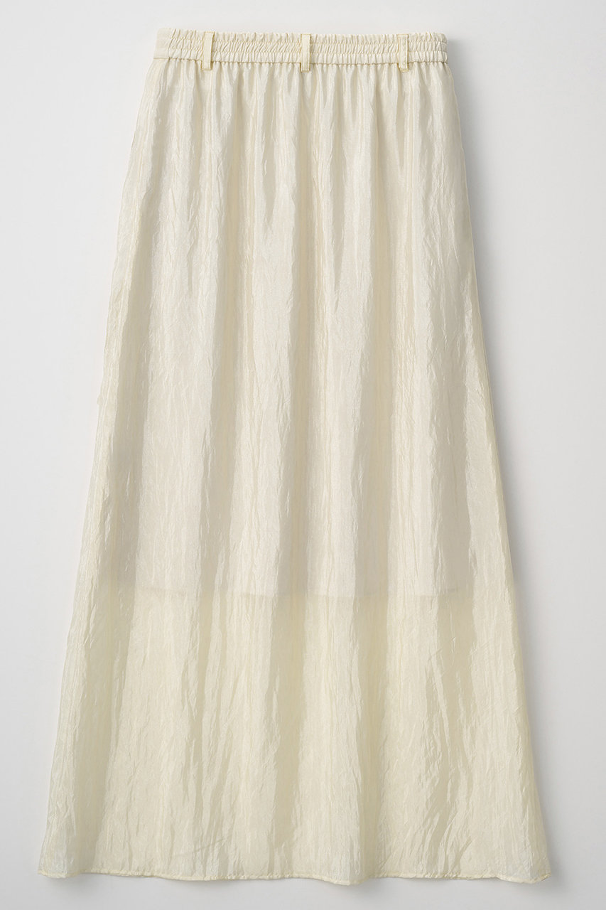 スカート MURRAL Jewel knit skirt (White) MURRAL(ミューラル)｜Flutter patchwork エンブロイダード スカート