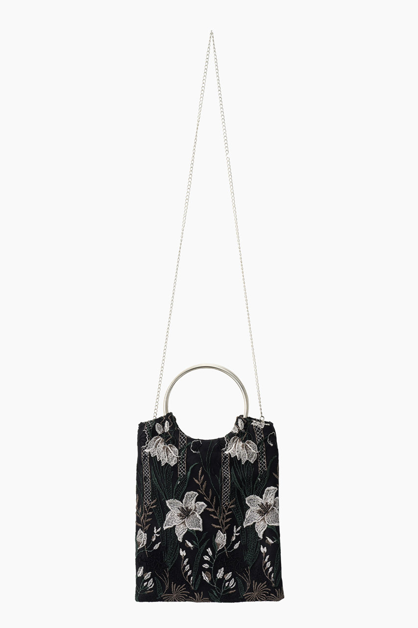 ミューラル/MURRALのClassic lace バッグ(ブラック/261-1802)