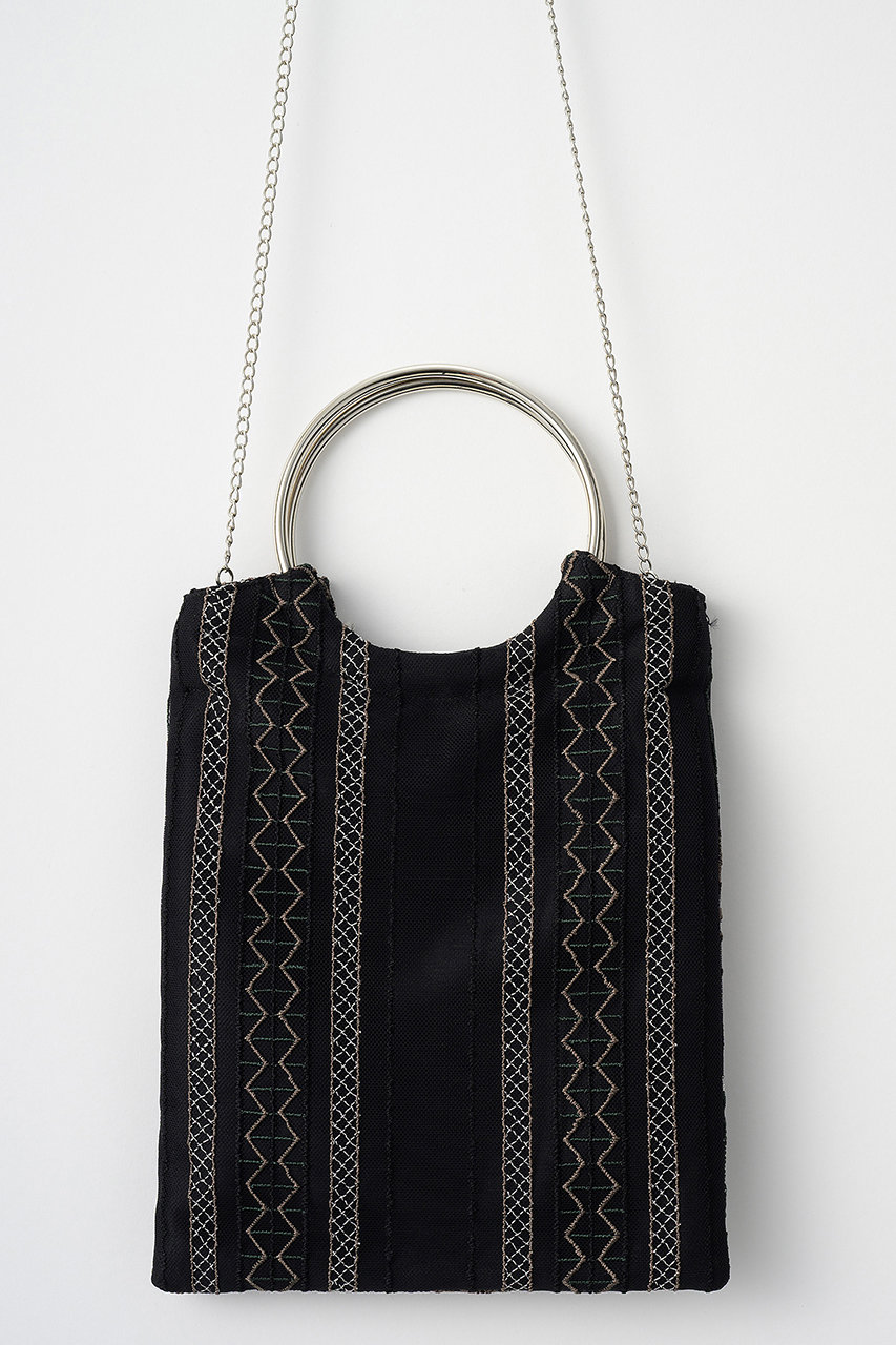 バッグ MURRAL  flower lace mini bag (Black) Classic lace bag