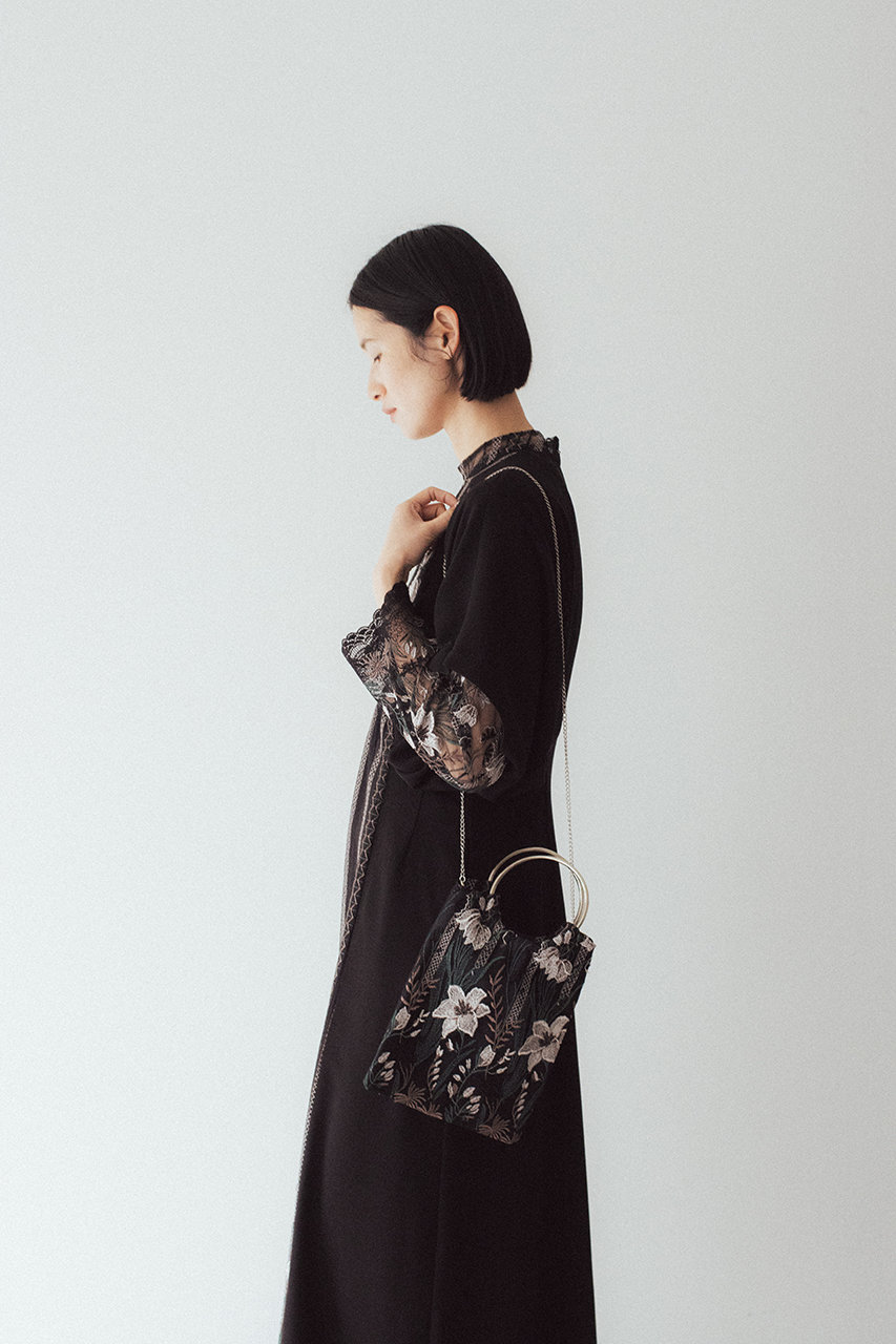 MURRAL(ミューラル)｜Classic lace バッグ/ブラック の通販｜ELLESHOP
