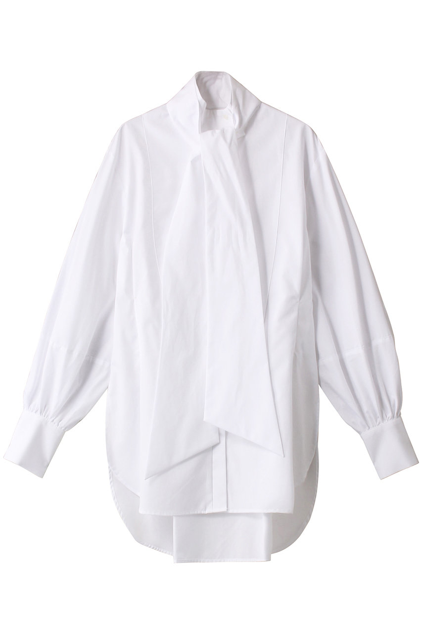  EZUMi ボウタイドレスシャツ (ホワイト F) エズミ ELLE SHOP