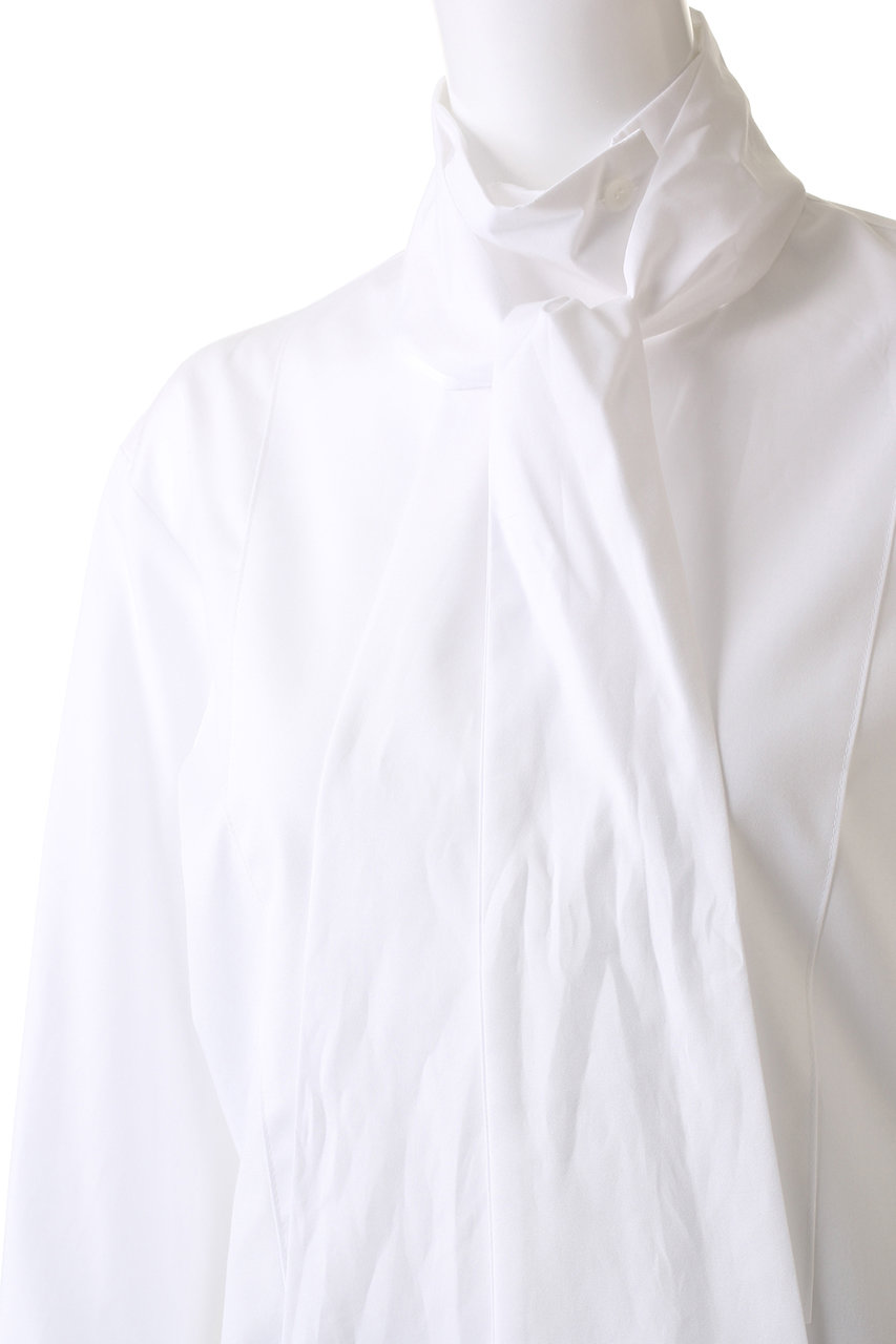 EZUMi(エズミ)｜ボウタイドレスシャツ/ホワイト の通販｜ELLESHOP