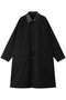 リサイクルシェルタフタ はっ水 クレリック ロング コート ヴァシュモン/VACHEMENT ブラック
