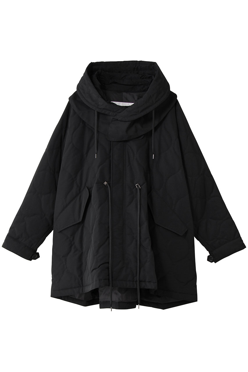 VACHEMENT リサイクル60/40クロスキルティング ショート モッズコート (ブラック, F) ヴァシュモン ELLE SHOP VACHEMENT リサイクル60/40クロスキルティング ショート モッズコート (ブラック, F) ヴァシュモン ELLE SHOP