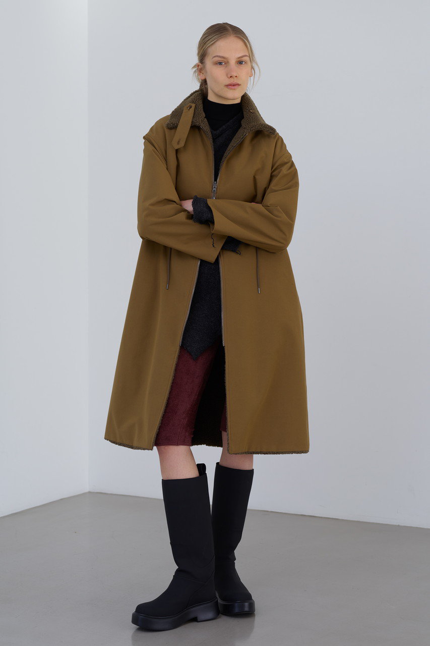 VACHEMENT(ヴァシュモン)｜リサイクルシェルタフタ×ボア ロング