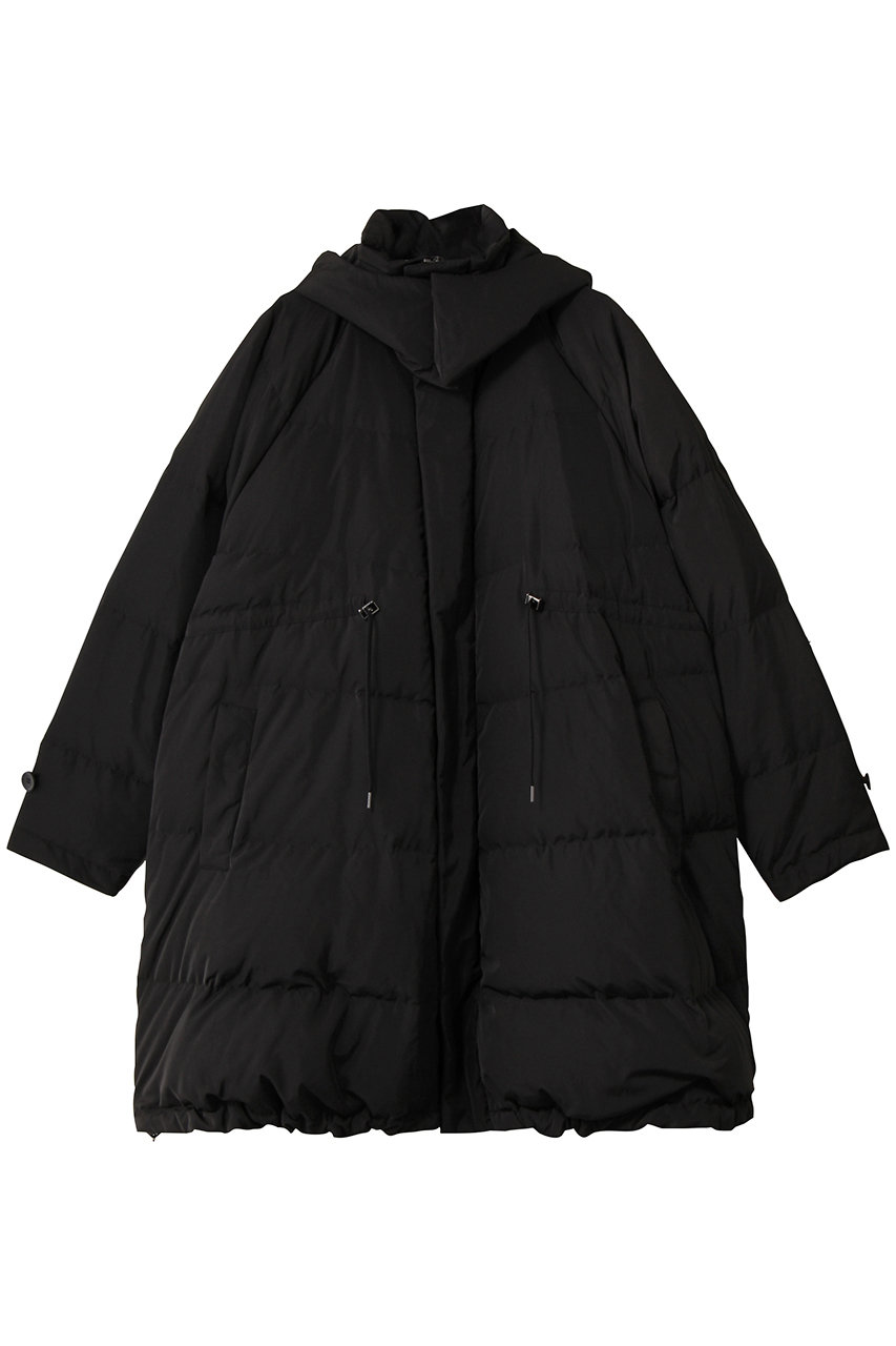 ヴァシュモン/VACHEMENTのハイカウントタフタ はっ水 ダウンコート(ブラック/VL-11-206)