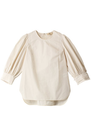 エムダブリュー/MWのタフタ タックブラウス