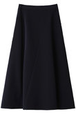 ストレッチ ボリューム ロングスカート