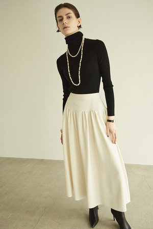 トリアセテート(H) ギャザースカート