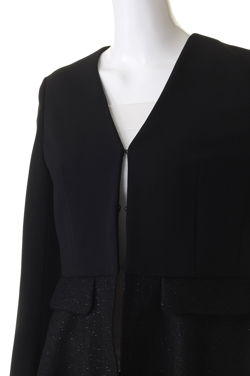 MW(エムダブリュー)｜トリアセテート(H) VIRGIN WOOLVネックジャケット  