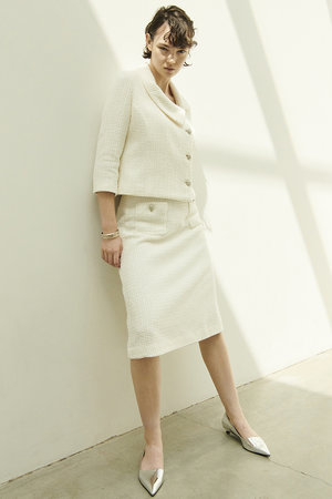 エムダブリュー/MWのワッフルラメツイード ジャケット(110800/110801)