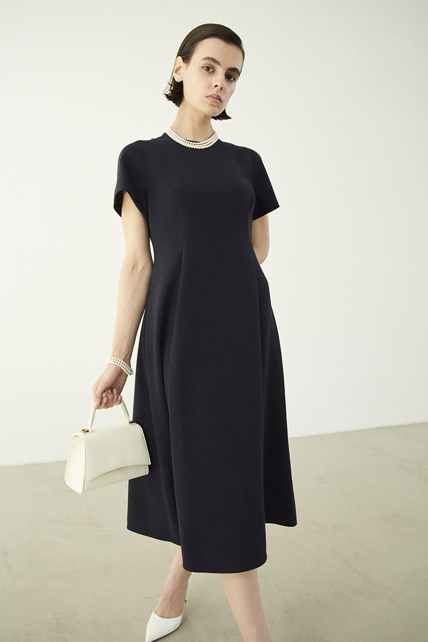 美品☆U by SPICK&SPAN　U×MIRAI.M フレンチスリーブドレス U by SPICK&SPAN（ユーバイスピックアンドスパン）の「U×MIRAI.M
