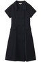 トリアセテート ダブルボタンドレス エムダブリュー/MW ダークネイビー