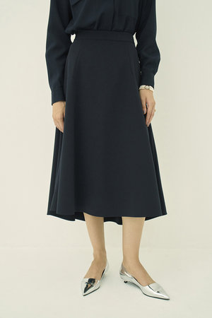 エムダブリュー/MWのトリアセテート(NS)フレア スカート(110700/110703)