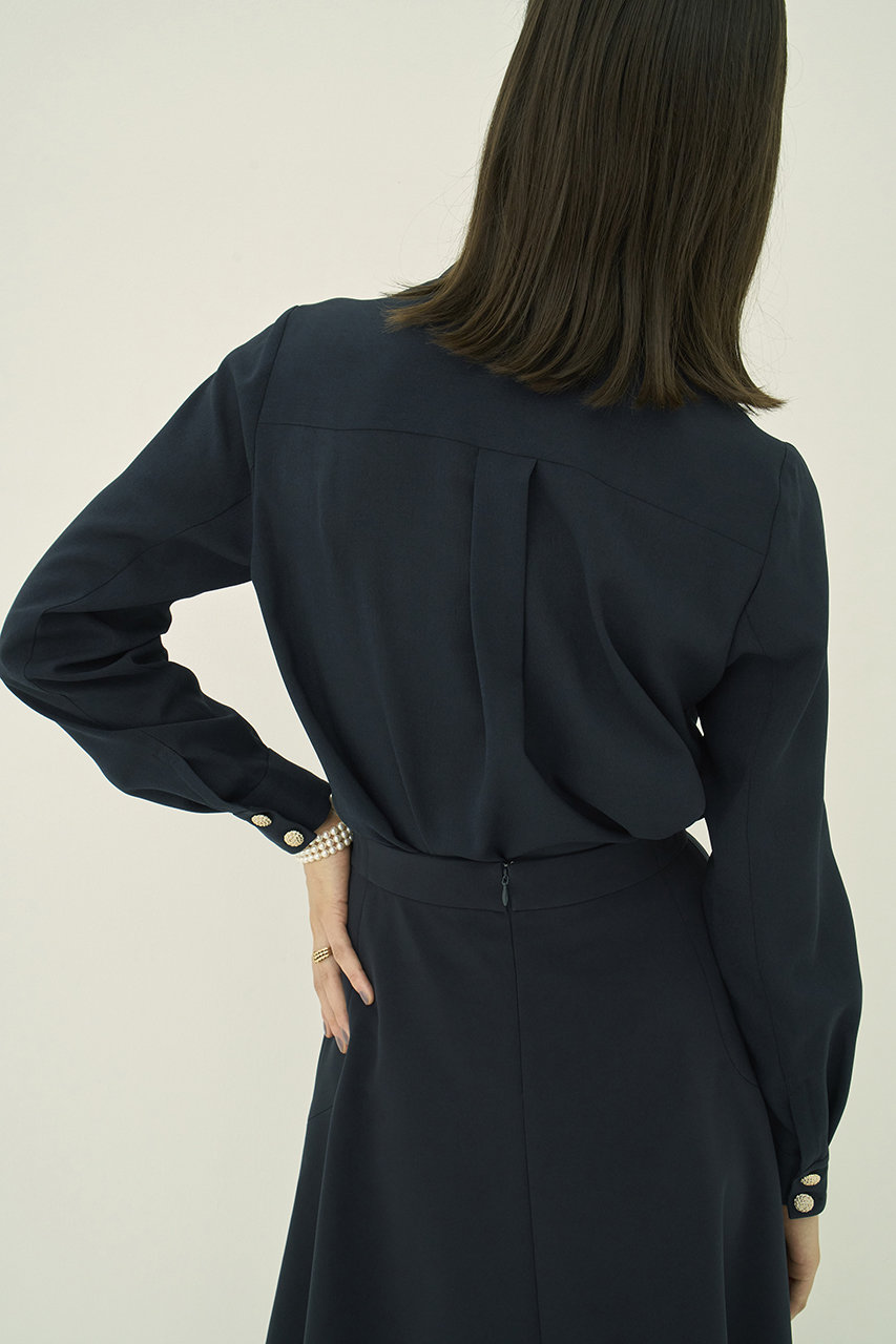 Dress apt.(ドレスアプト) トリアセテートフレアスカート・10516・1991502    レディース 女性 誕生日プレゼント ギフト 正規品 新品 MW(エムダブリュー)｜トリアセテート(NS)フレア スカート/ダーク