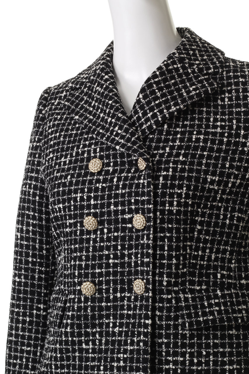 MW(エムダブリュー)｜MONOTONE チェック ツイード ショートジャケット