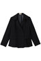 トリアセテート ダブル ブレステッド テーラード ジャケット エムダブリュー/MW ブラック