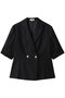 【予約販売】トリアセテート (NL) ハーフ スリーブ ダブル ジャケット エムダブリュー/MW ブラック