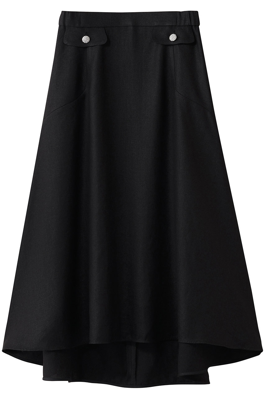 エムダブリュー/MWの【予約販売】トリアセテート (NL) フレア スカート(ブラック/MW21 - FG003)