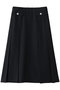 【予約販売】トリアセテート(Ｊ)タック スカート エムダブリュー/MW ダークネイビー