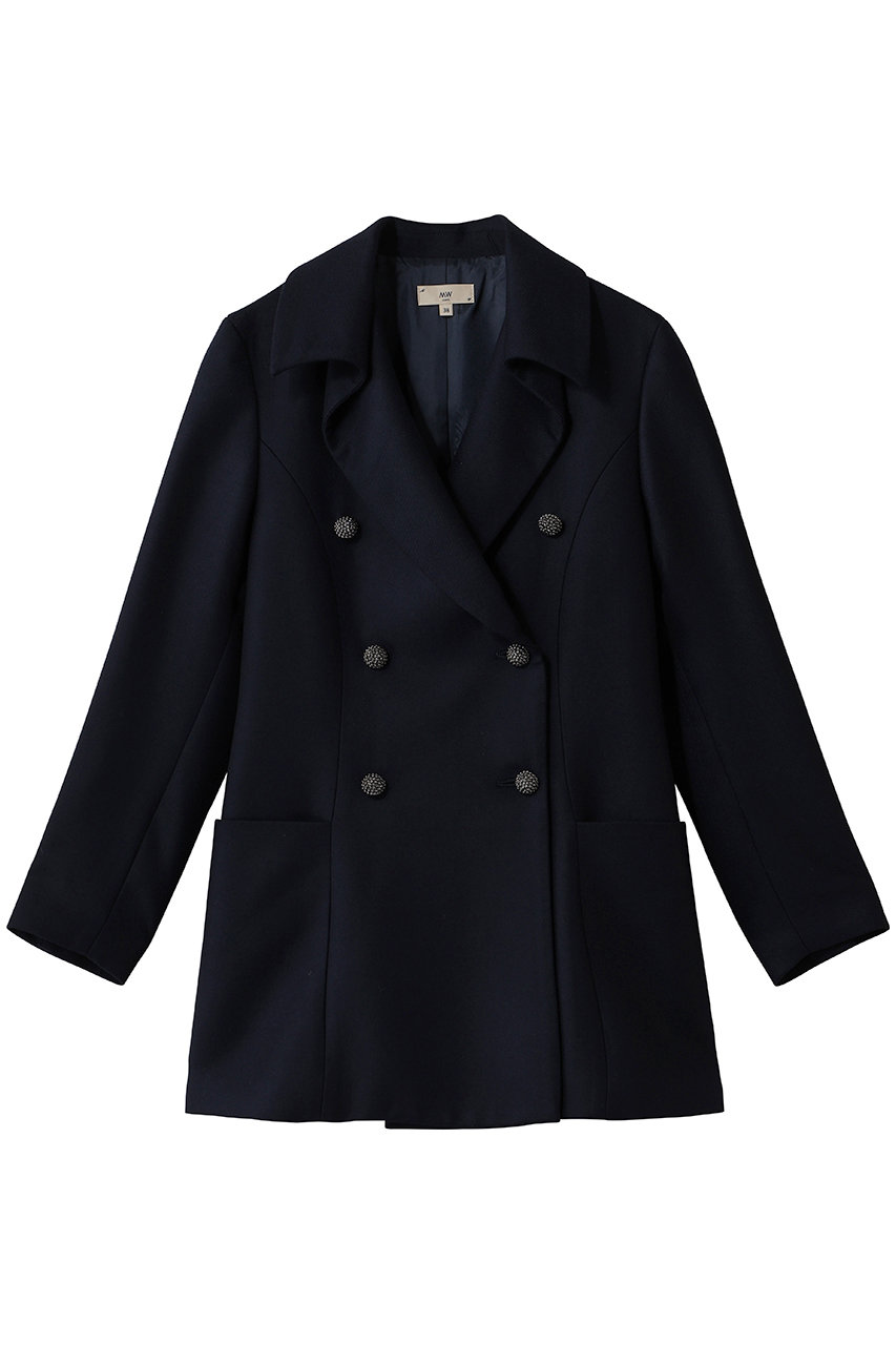 WOOL 140’sダブルブレストロングジャケット