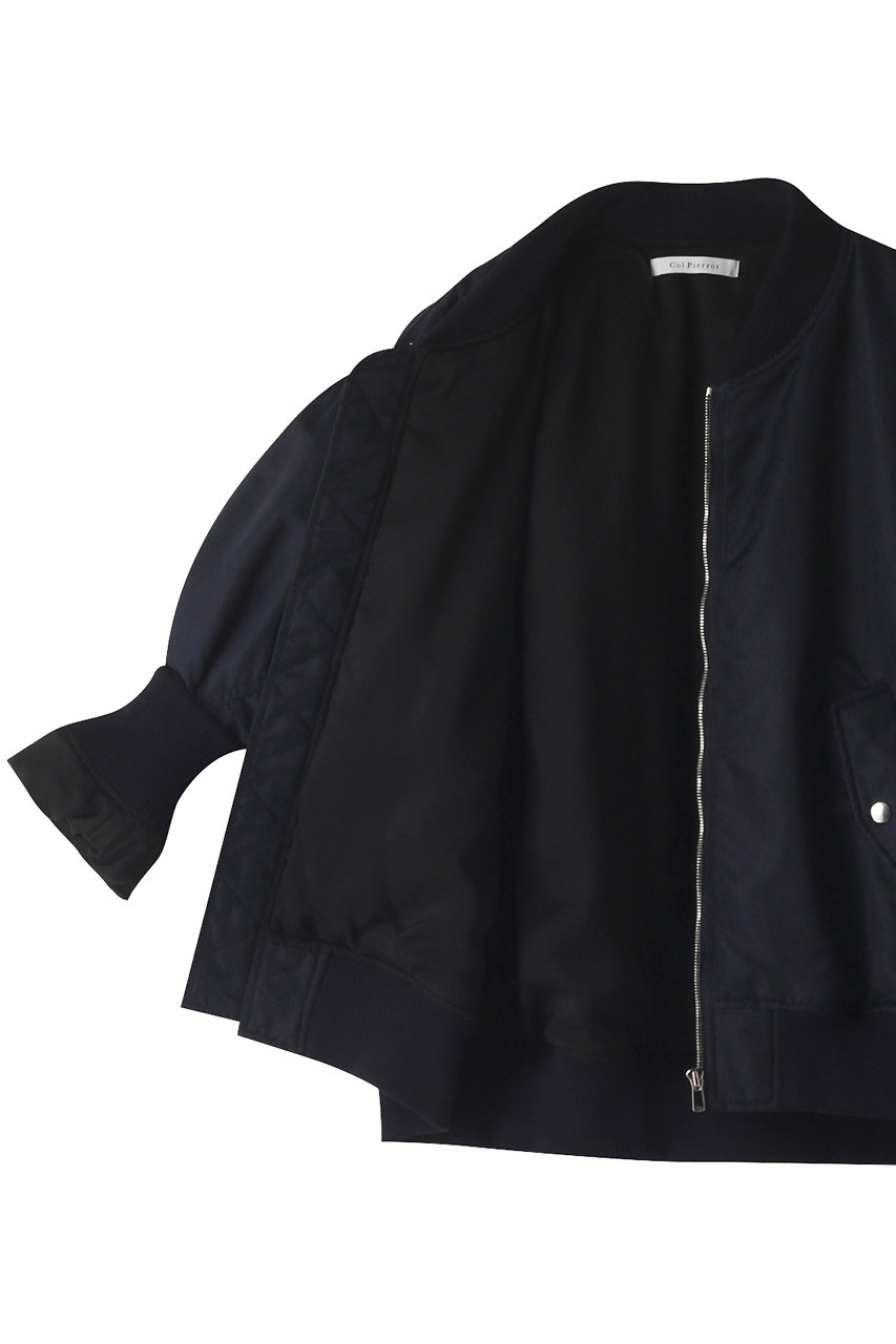 Col Pierrot(コル ピエロ)｜【ELLE SHOP 限定】MA-1/ネイビー の