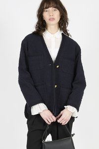 専用です。コル ピエロ（Col Pierrot）シアーブルゾン Col Pierrot(コル ピエロ)｜【ELLE SHOP 限定】MA-1/ネイビー の通販