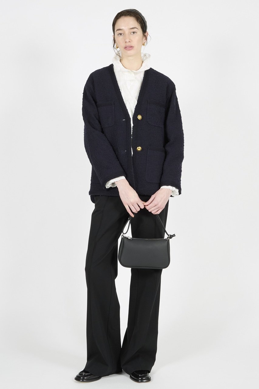 col pierrot slim wool jacket ネイビー 中古・古着通販】Col Pierrot (コルピエロ) SLIM WOOL JACKET ネイビー