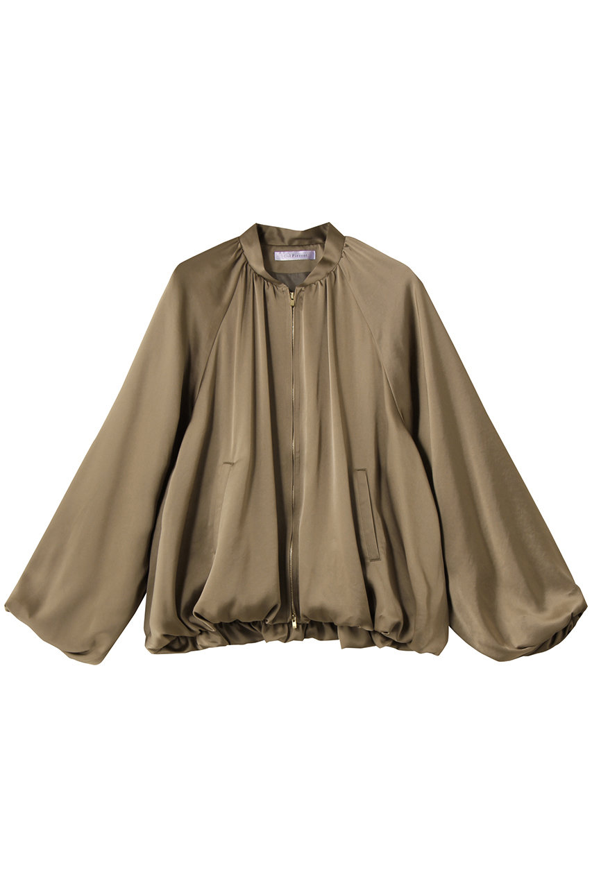 Col Pierrot サテンブルゾン (カーキ, F) コル ピエロ ELLE SHOP Col Pierrot サテンブルゾン (カーキ, F) コル ピエロ ELLE SHOP