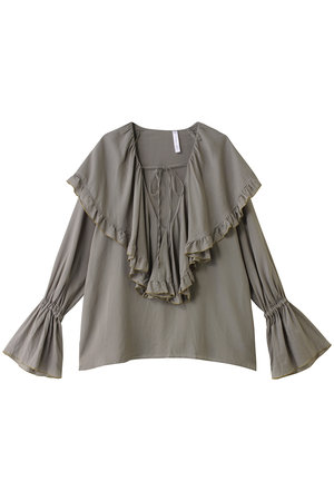 コル ピエロ/Col Pierrotのフリルカラーブラウス(110400/110403)