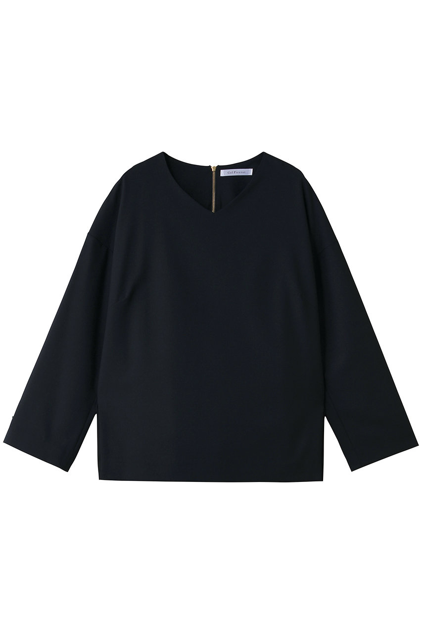 コル ピエロ/Col Pierrotのウォッシャブルウールプルオーバー(ネイビー/1715)