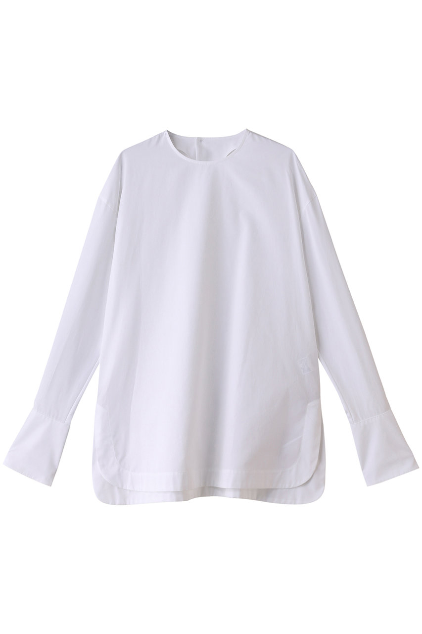 ＜ELLE SHOP＞ OLD ENGLAND トーマスメイソンクルーネックシャツ (ホワイト FREE) オールド イングランド ELLE SHOP